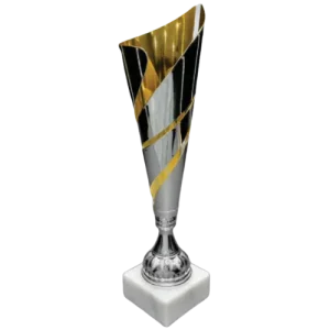 Spiral Metal Cup - Gold